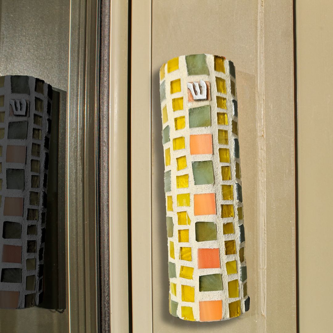 Pastel Cottage Mezuzah