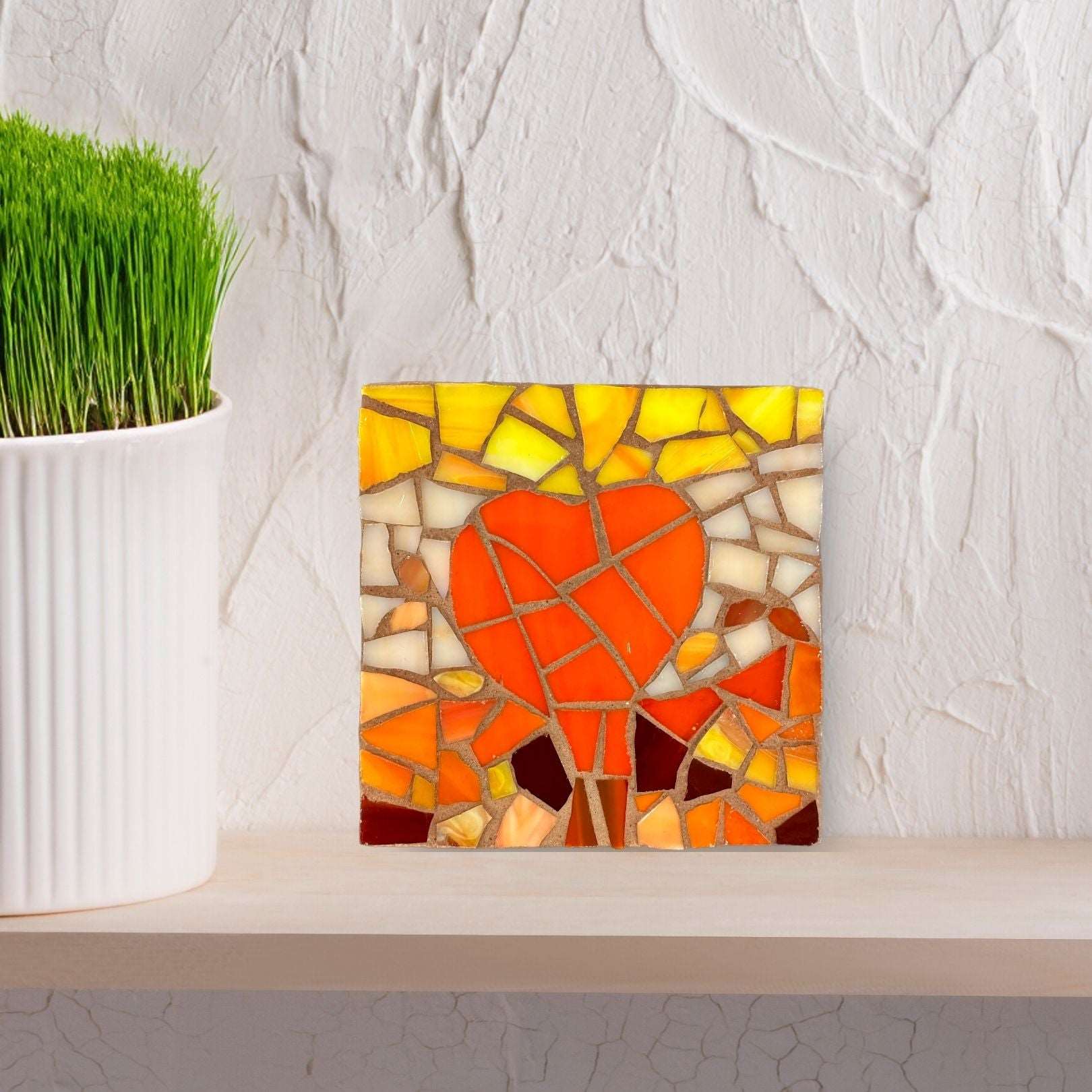 Heart Sunset Tile