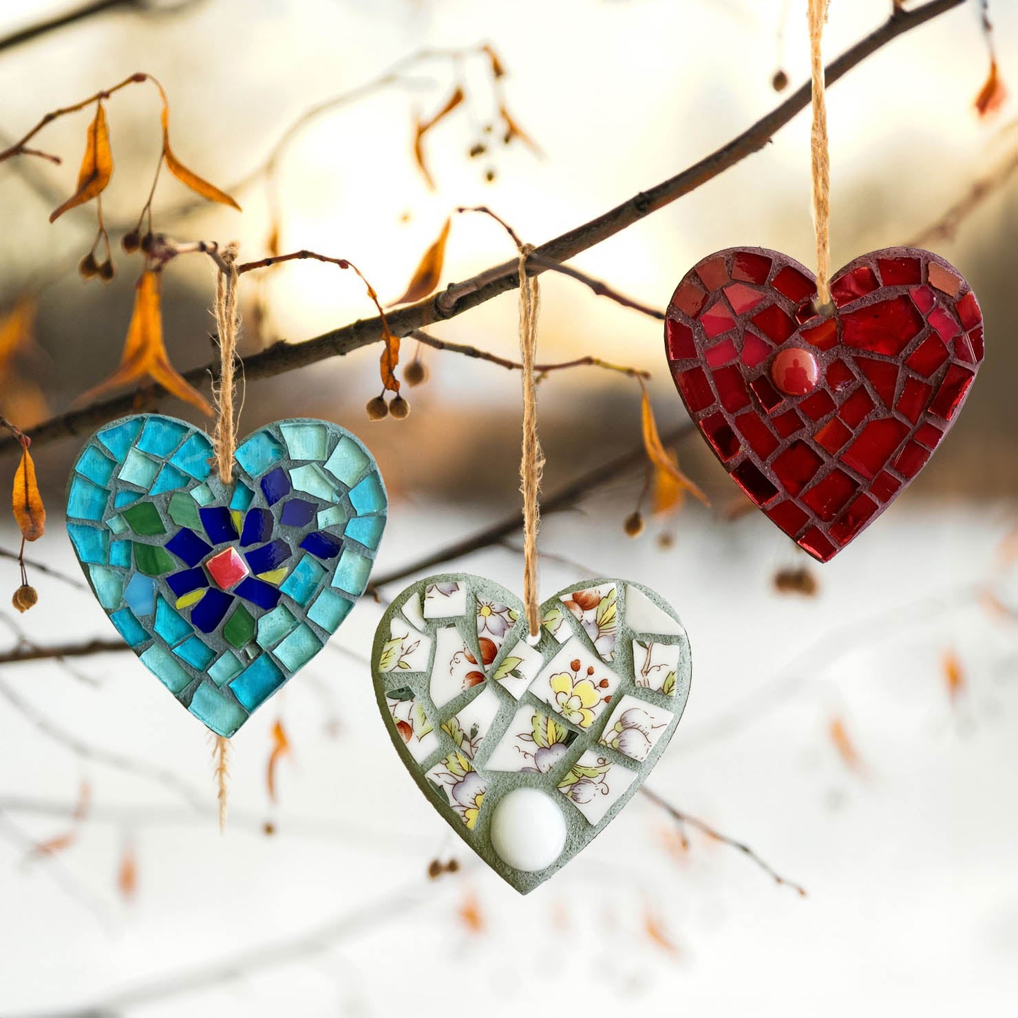 3" Heart Ornament – Choose Your Design